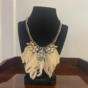 Feather Gem Necklace